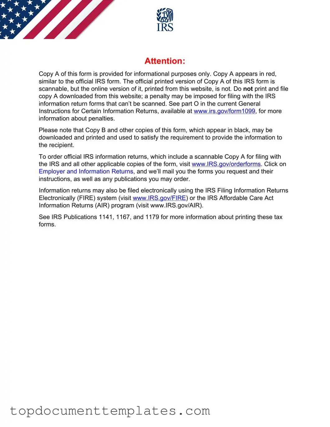 Blank 1099 Nec PDF Form