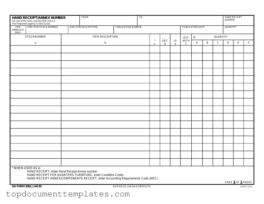 Blank Da PDF Form