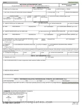 Blank Da 2166 9 1 PDF Form