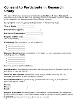 Official Consent Template